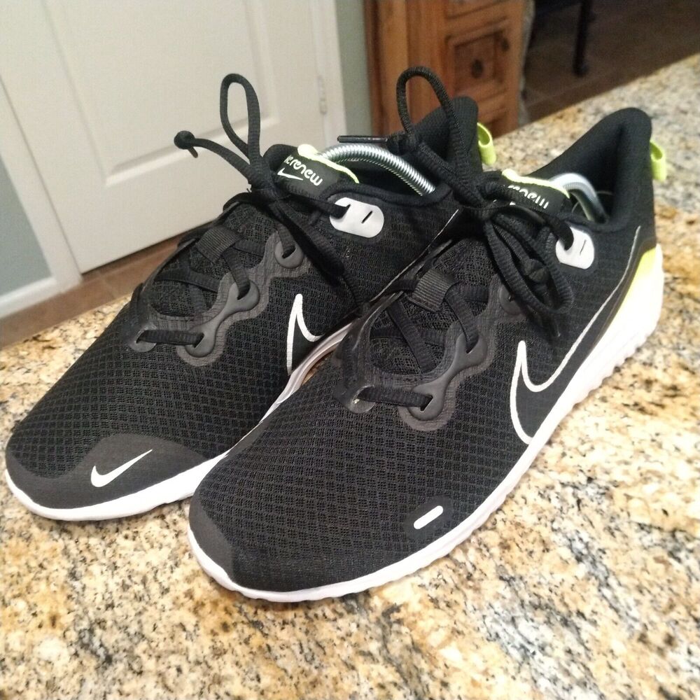 Nike Renew Ride Running Shoes Sneakers Black/Gray/Volt CD0311-007 Men's Sz 10.5